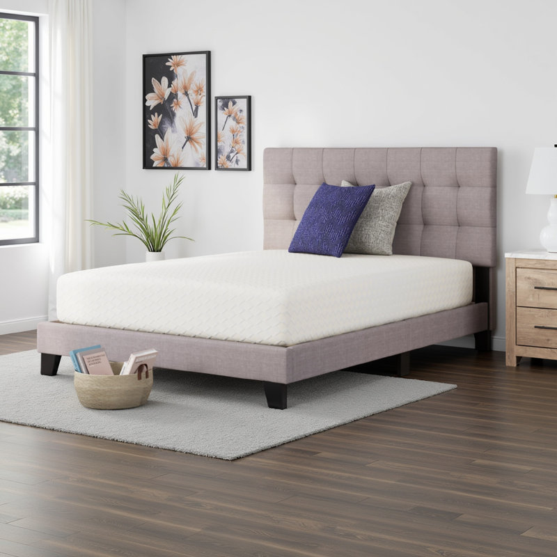 Jeny Mattress, Cool Comfort Memory Foam, Stretch Cover 12 Inch, Full