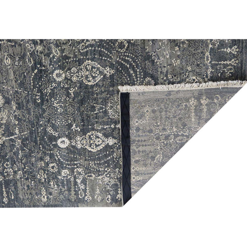 Ikat Area Rug, Rectangle 9' x 12'