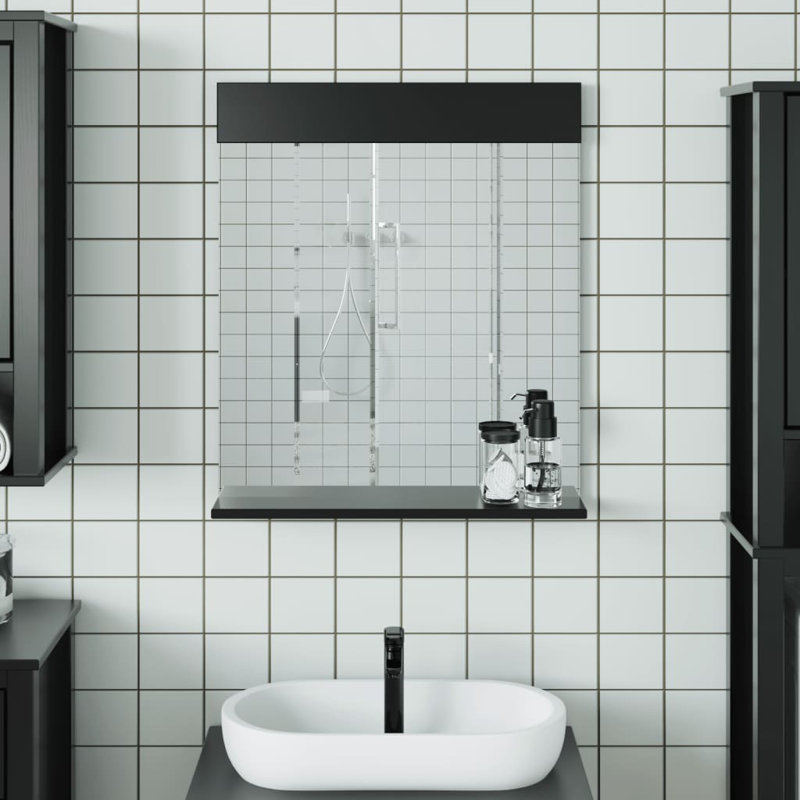 Mychal Bathroom Cabinet, Black