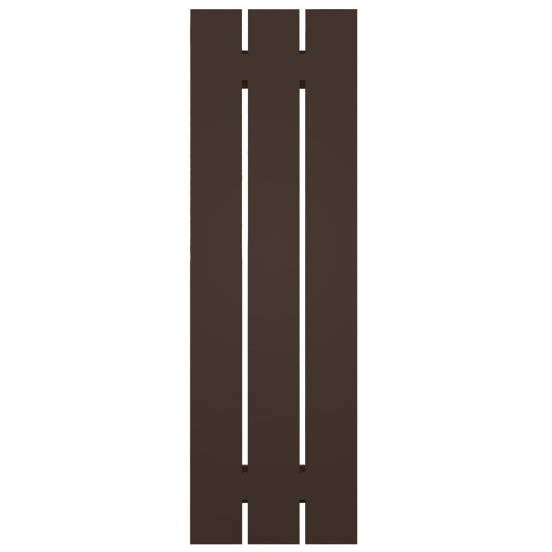 Volets en composite à deux planches EnduraCore de 11 1/4 po x H 33 po, brun raisin (par paire - quincaillerie non incluse)