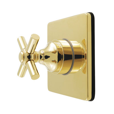 Kingston Brass Elinvar Single-Handle Wall Mount Six-Way Diverter Valve with Trim Kit