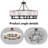 Ferster 8 - Light Dimmable LED Geometric Chandelier