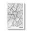 Map Leicester UK - Wrapped Canvas-61878250