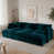 Chenille bleu sélectionné