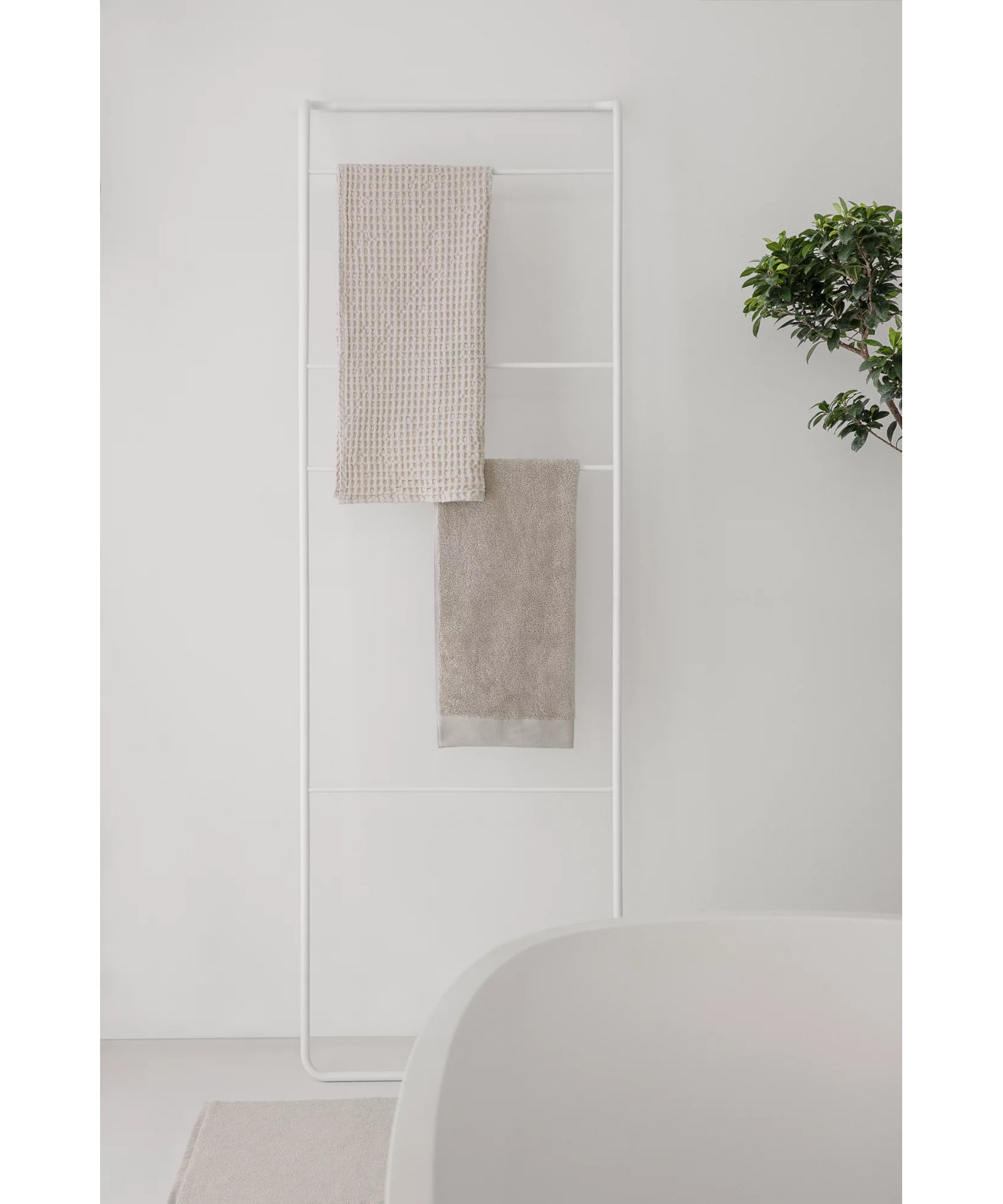 Riva Organic Cotton Bath Towel, Moonbeam-Cream, Bath Towel - 1 Pack