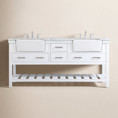 Pelaghia 72'' Double Bathroom Vanity