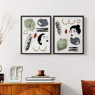 Collection «Mindfulness III» - reproduction encadrée de qualité supérieure - prête à être accrochée - aucun clou requis - aucun clou requis