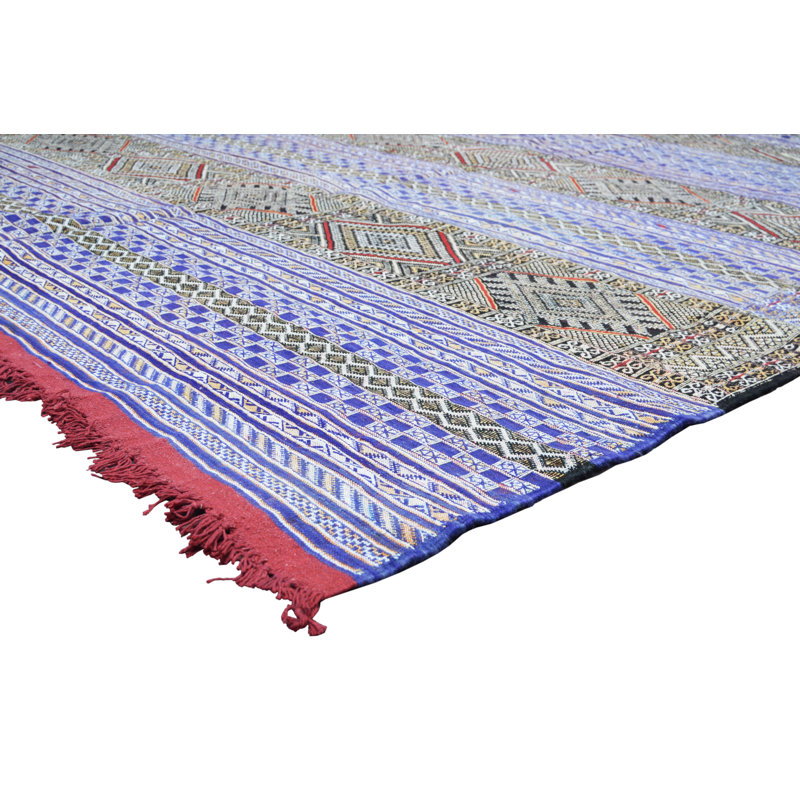 One-of-a-Kind Rectangle 6'11" X 9'9" Hand Knotted Area Rug