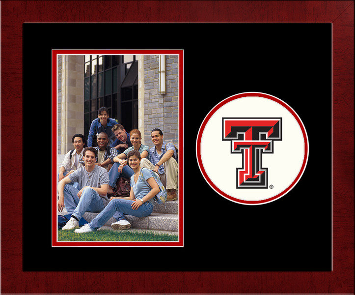 Cadre photo en rouge à l’eau du texas tech NCAA