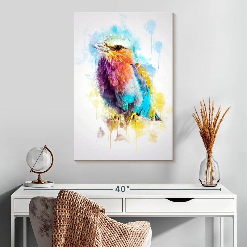 Brampt Lilac Breasted Roller, 30" H x 20" W