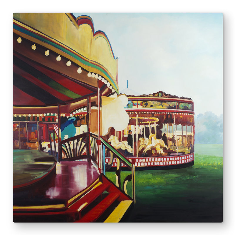 Carousel in a Carnaval - Scenic Hobbies Metal Print Decor
