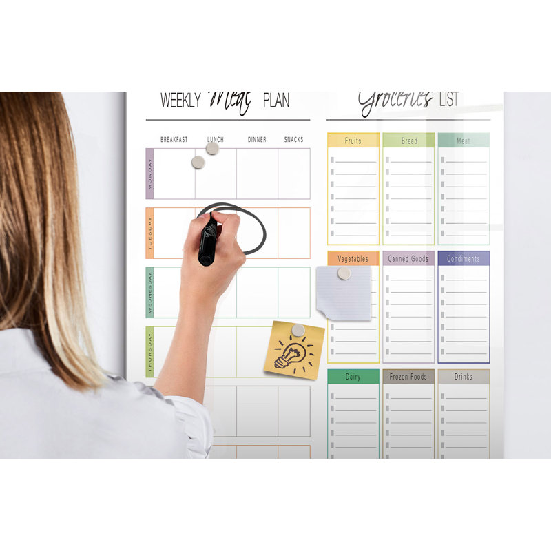 Magnetic Glass Dry Erase Board