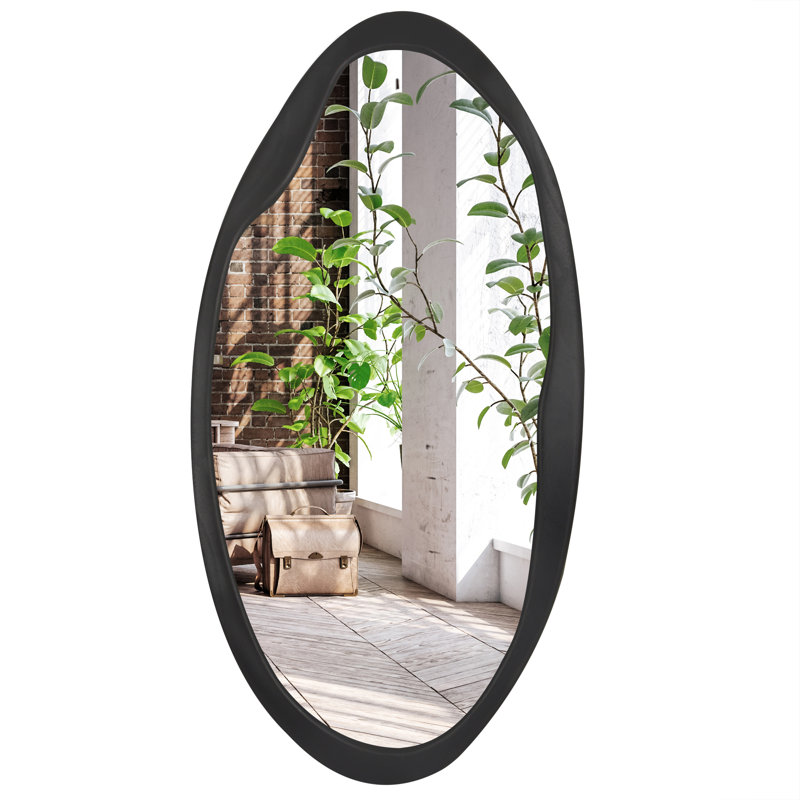 Miroir mural Bernalee, Noir