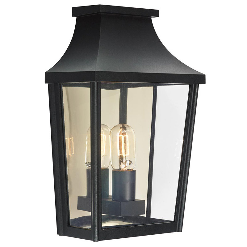 Bryden Black 42cm H Outdoor Flush Mount