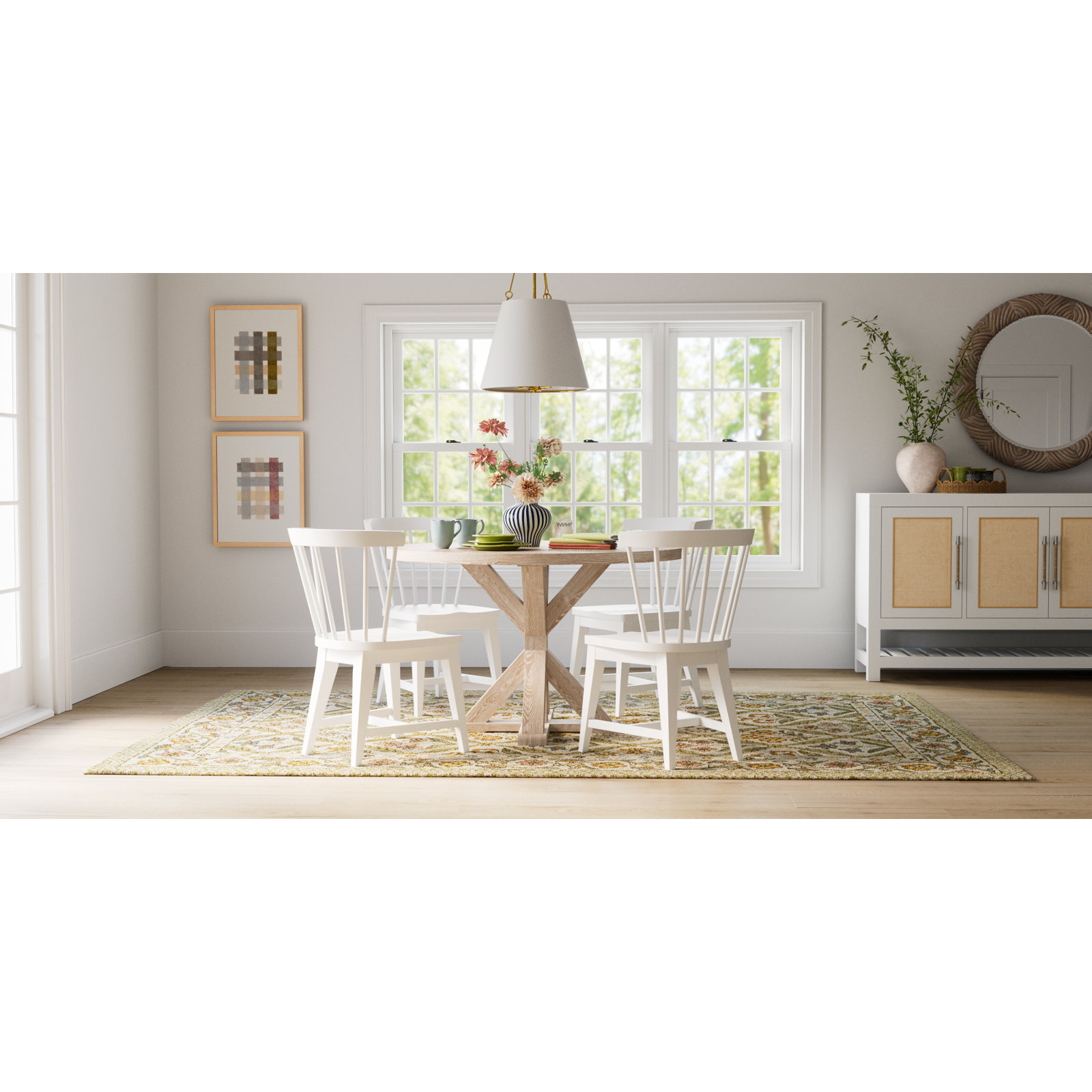 Lodi Dimmable 4-Light Pendant, English Bronze