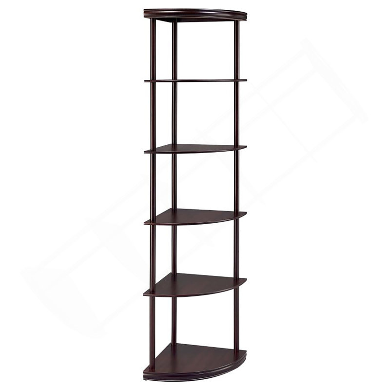 Cappuccino Corner Bookcase