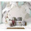 Papier peint amovible scandinave à feuilles grises-1049164793