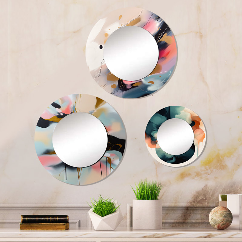Devaugh Metal Round Mirror