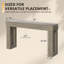 Table d'appoint 63 "pour couloir étroit avec finition aspect bois-241975899