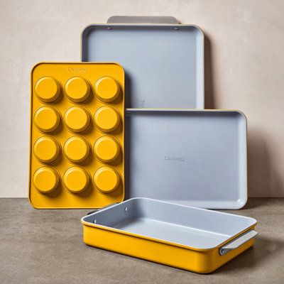 Caraway Non-Toxic Nonstick Ceramic Half Bakeware Set