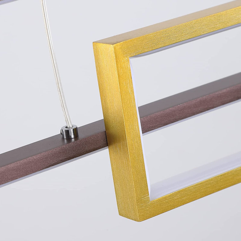 Luminaire suspendu pour îlot de cuisine à 6 lumières DEL Lorisa