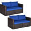 Chaise de patio avec coussins-1498722039