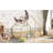 Full Wood House-Shaped Floor Bed With Fence, Guardrails,Natural-914759364-914759367