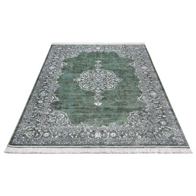 Medallion Green Rug
