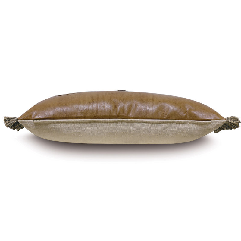 Aiden Lumbar Pillow Cover & Insert, Faux down