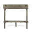 Table de balcon d'extérieur compacte - Fabrication en bois gris crée un charmant