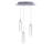 Ardrie 3 - Light Chrome Cluster Pendant-17935525