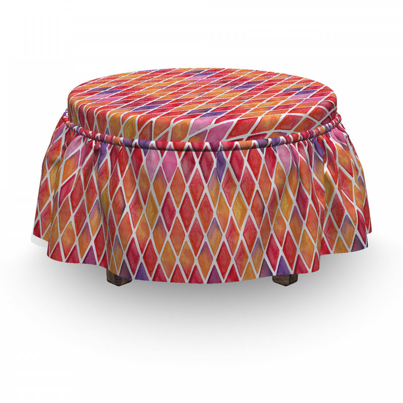 Box Cushion Ottoman Slipcover