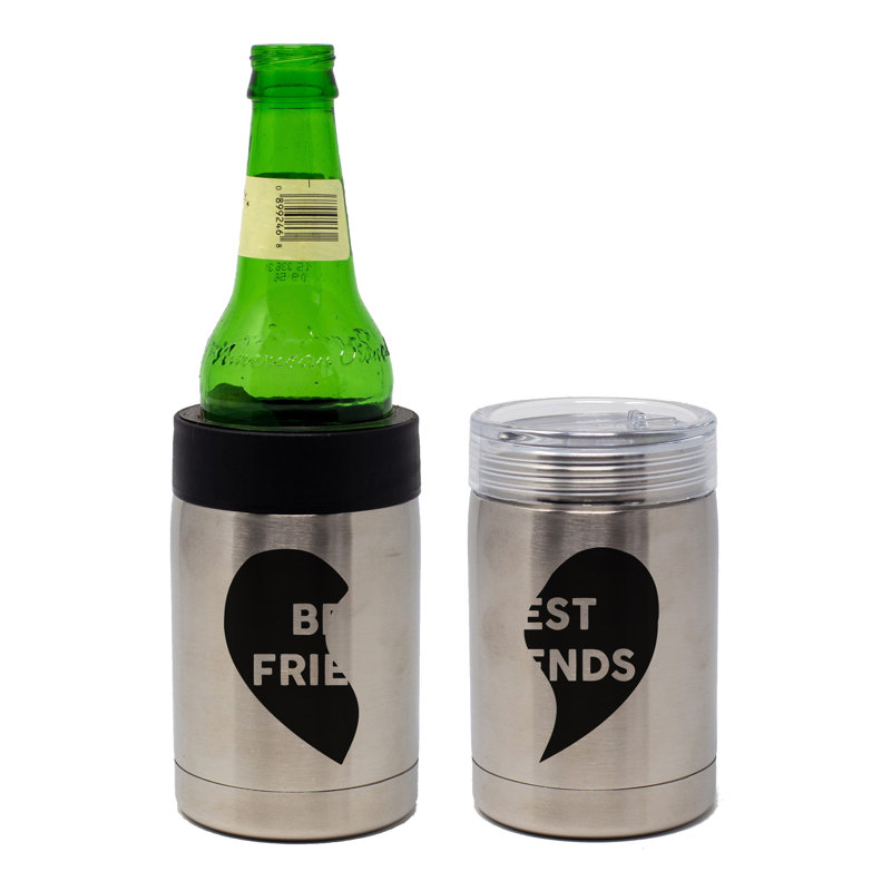 10 oz. Best Friends Glacière à double paroi en acier inoxydable