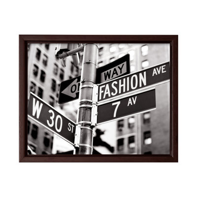 Plaque de rue Fashion Avenue