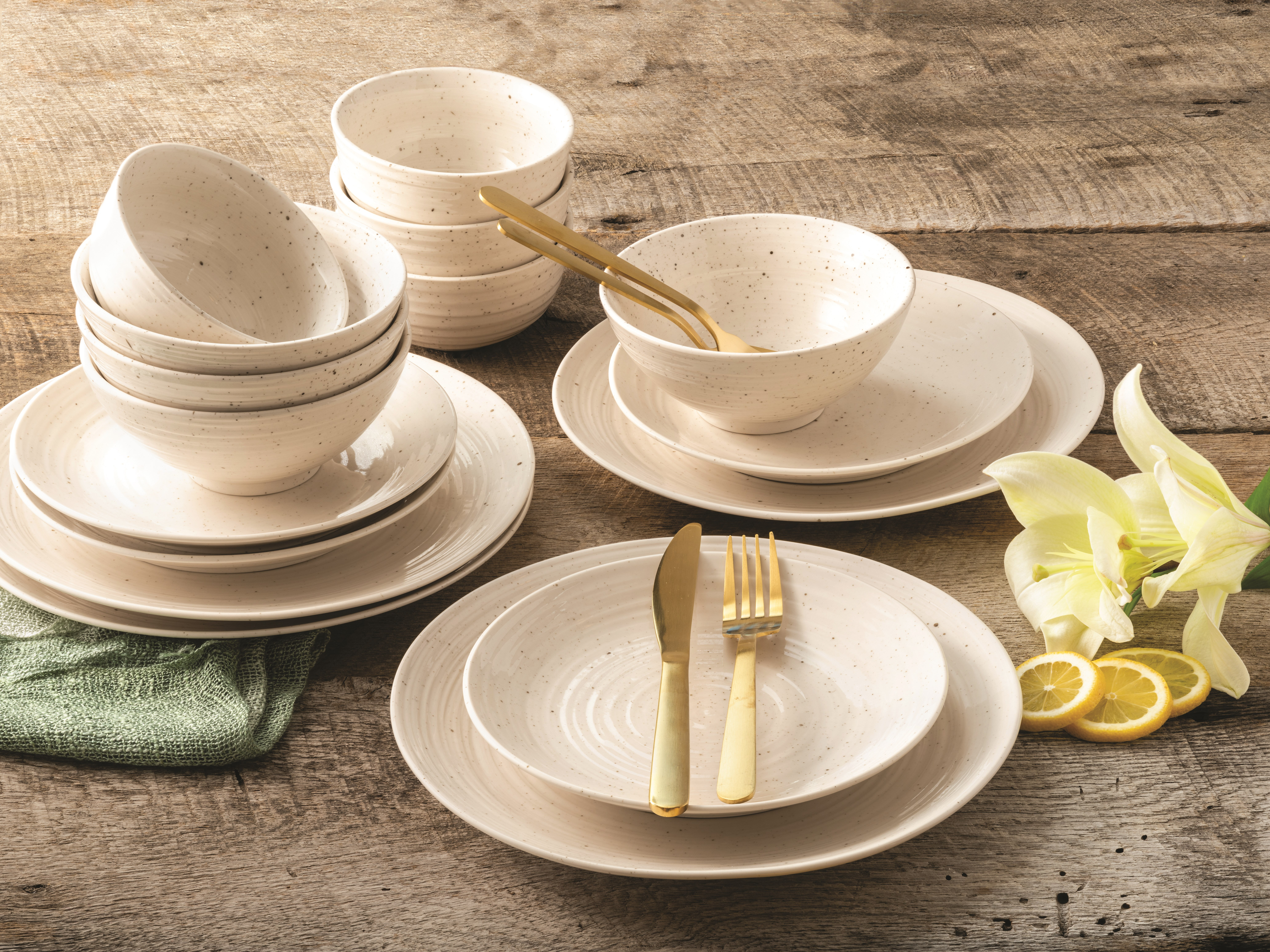 Sango Siterra Artist's Blend Stoneware 16 Pc Dinnerware Set & Reviews | Wayfair