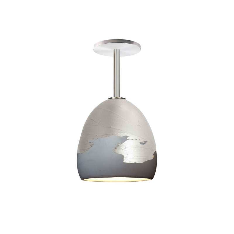 Architect 1 - Light Pendant, Gray & Nickel Ombre, No Bulb Included, Not UL Listed for Dry Locations