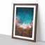 Reef Beach in Australia in Abstract - Picture Frame Graphic Art Print-55778199-55778204