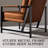 Retro Upholstered Accent Lounge Chair