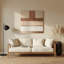 Minimalisme 29, art mural en métal beige-693421369