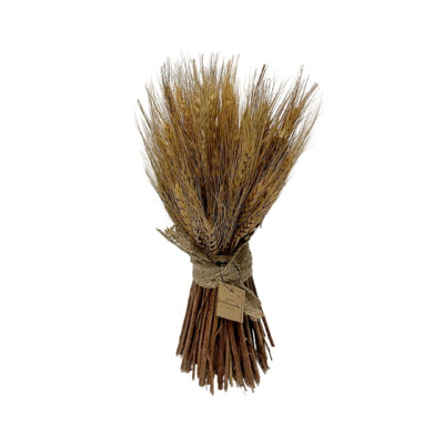 Grassy Table Bunch Straw Décor Natural H 11.8"
