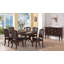 Table de salle à manger avec chaises et chaises d'appoint 6X Formal Look