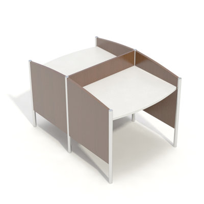 Poste de travail en couchette pour 2 personnes 38 "Wave III