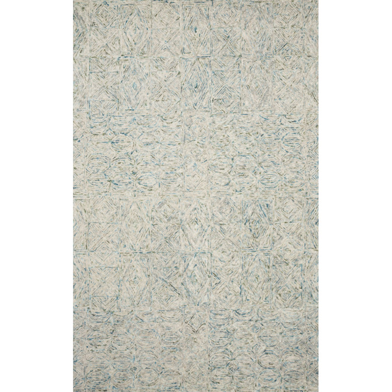 Maximillian Wool Geometric Indoor Rug, Rectangle 5' x 7'6"