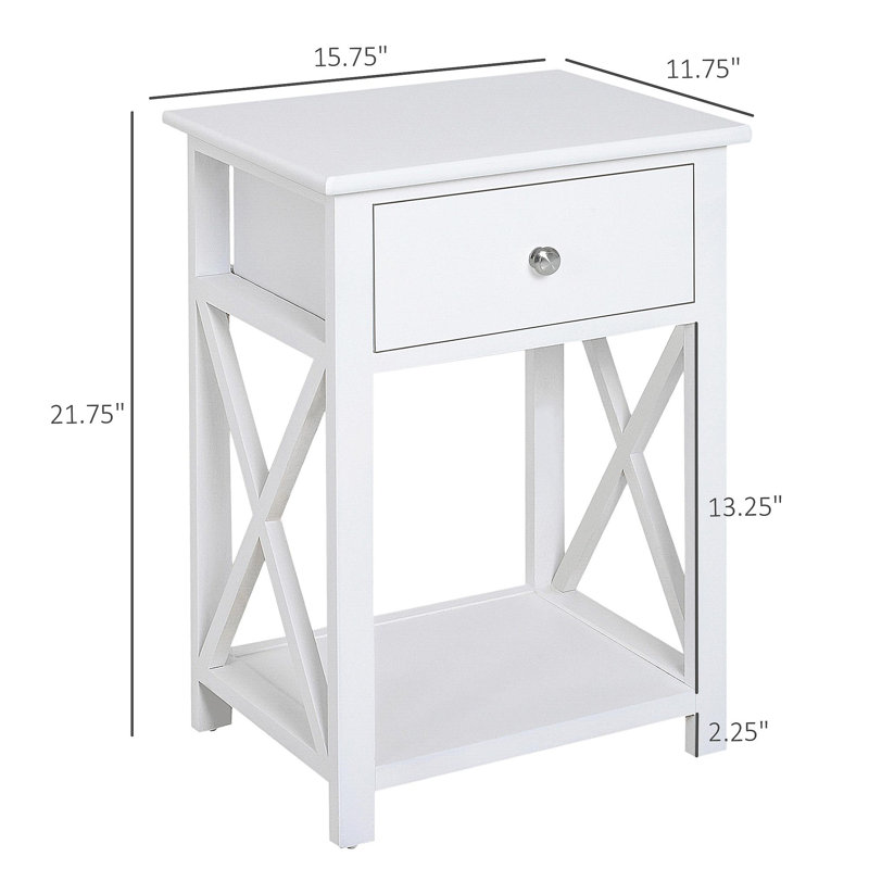 Side Table, Farmhouse End Table