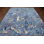 Birds Collection, Contemporary, Transitional Hand Knotted Wool Area Rug in Blue