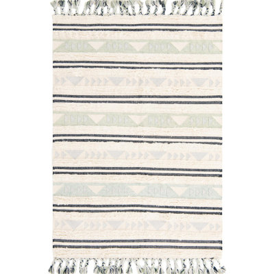 Tapis beige contemporain Annonciata