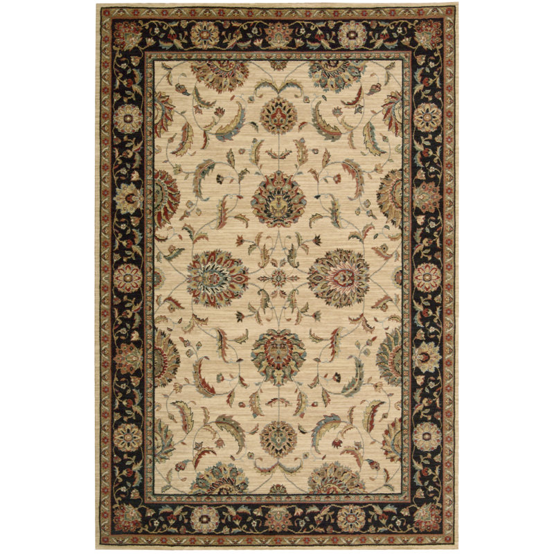 Bardwell Tufted Wool Ivory Rug, Rectangle 107 x 168cm