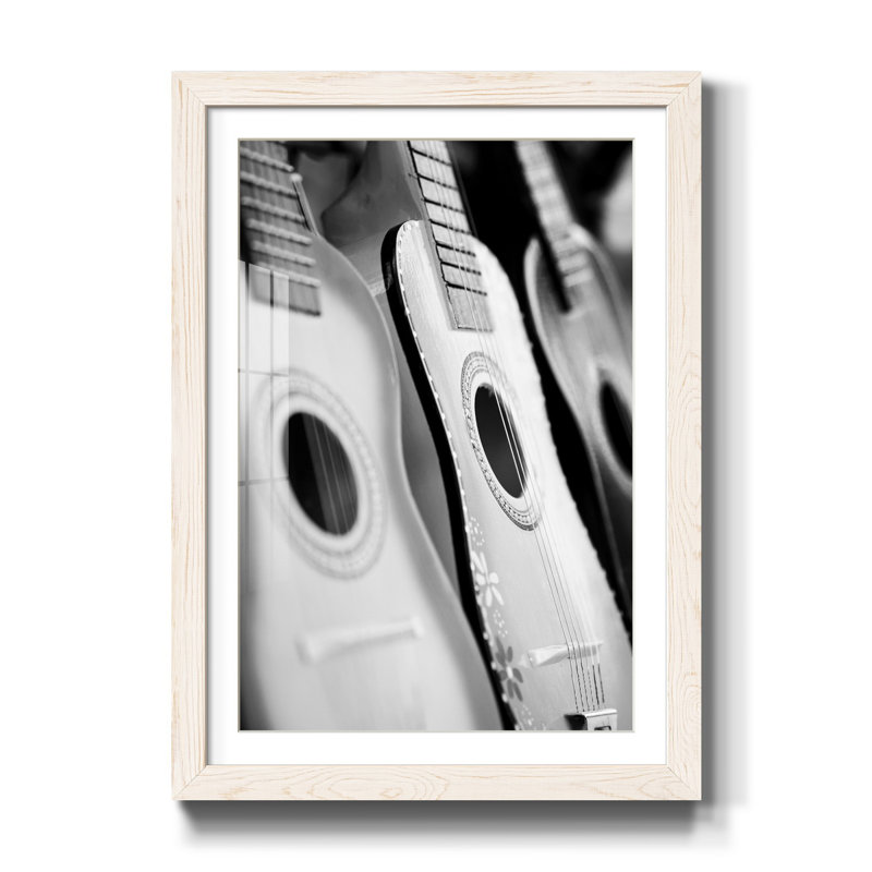 Été délavé - reproduction de photo, H 37,5 po x l 27,5 po x P 1,5 po, Papier encadré blanc, Blanc