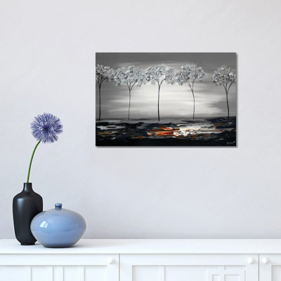 Silver River by Osnat Tzadok - Print on Canvas