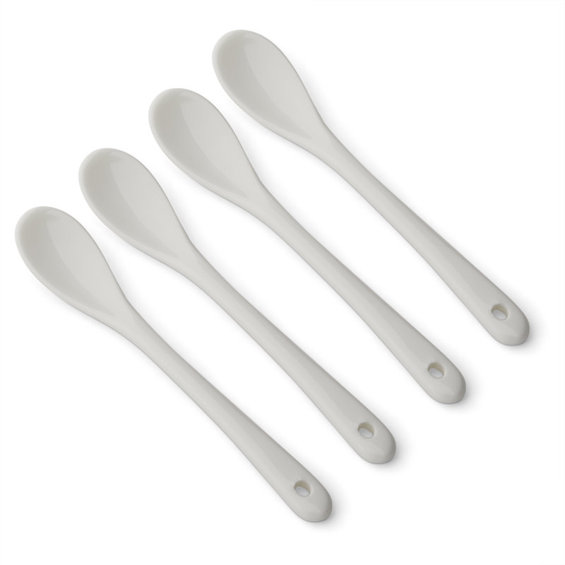 Ensemble de 4 cuillères à œuf en porcelaine